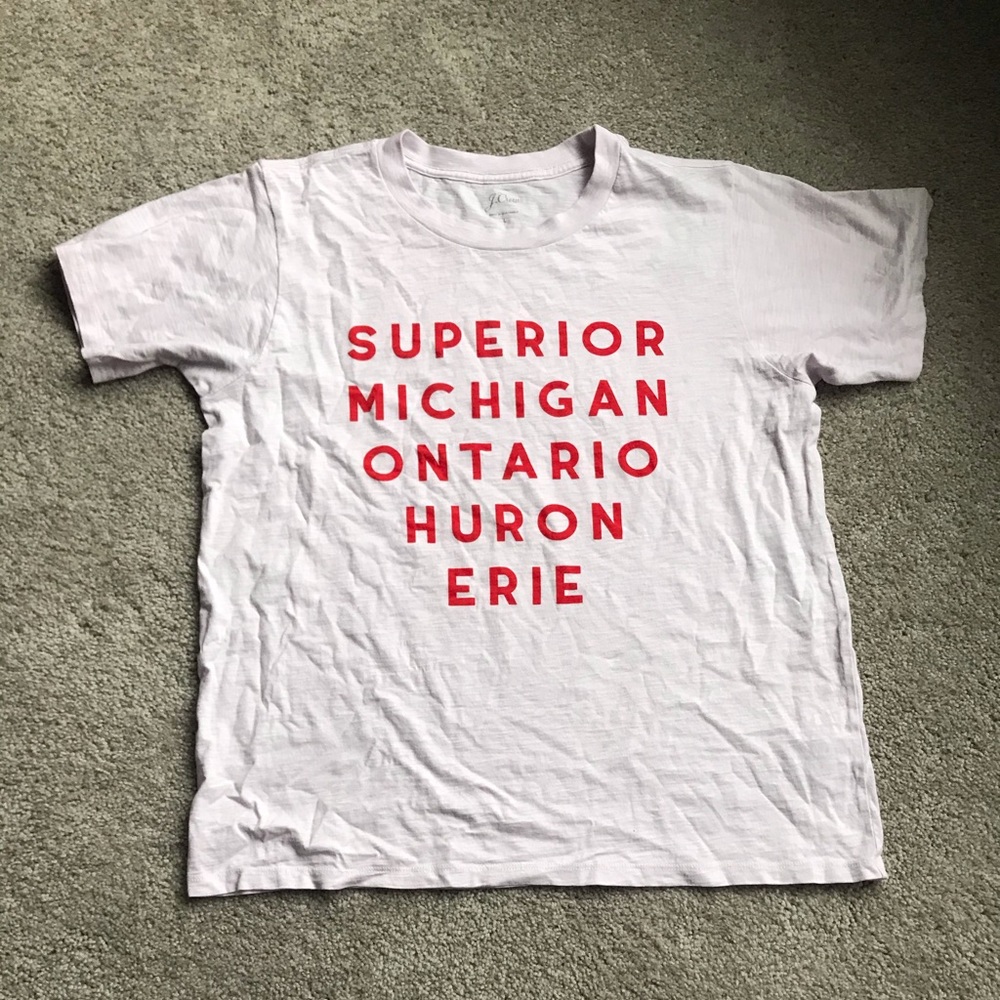NWT J. Crew Great Lakes T size Large